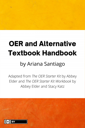 Cover image for OER and Alternative Textbook Handbook