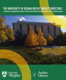 The University of Regina OER by Subject Directory book cover