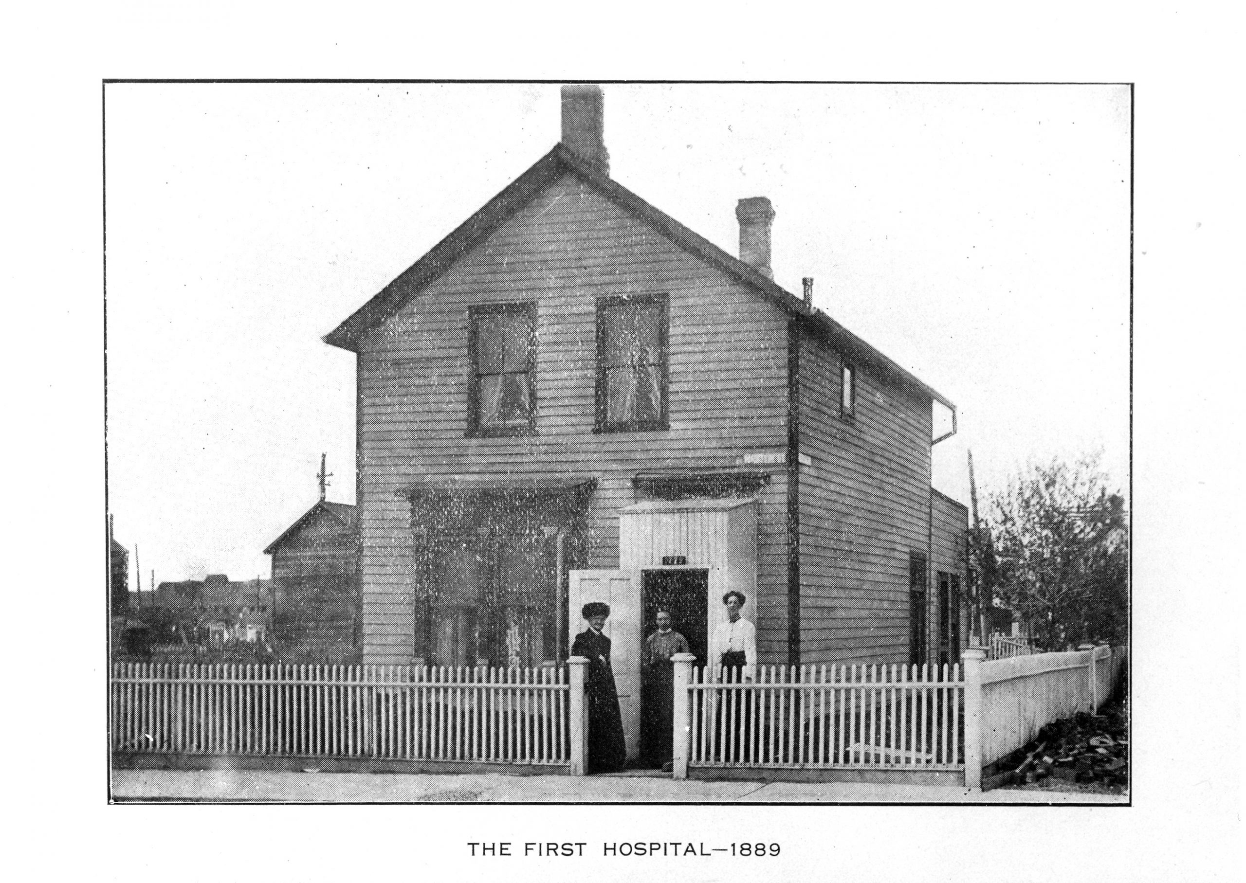 first hospital, 1889