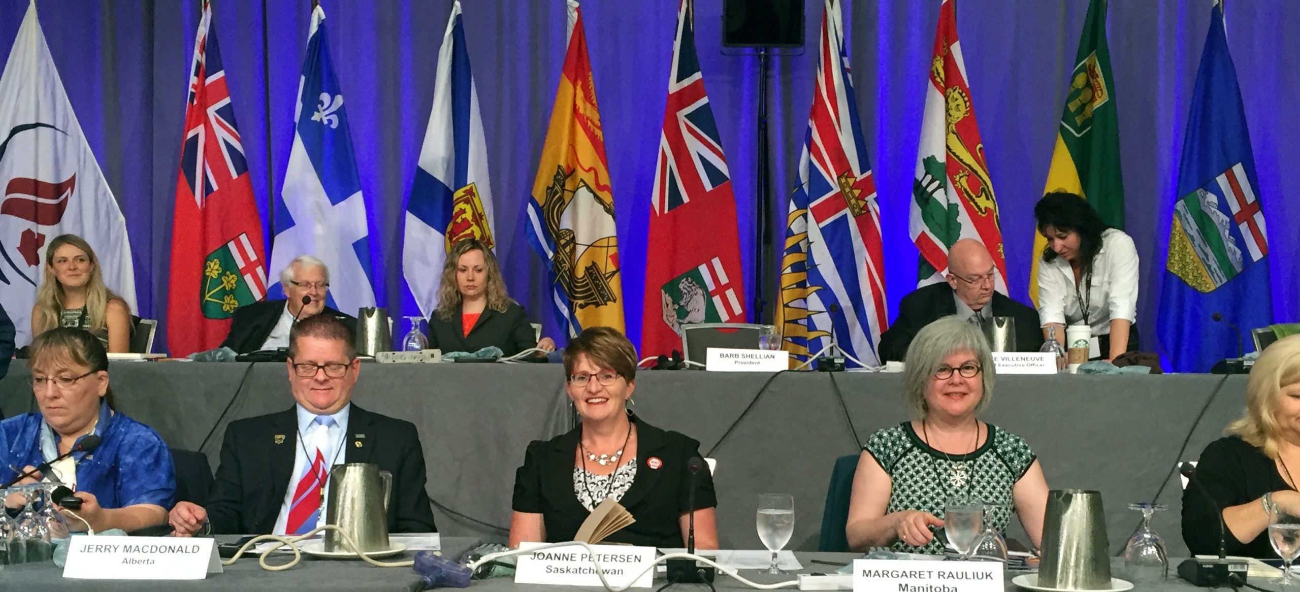CNA annual meeting 2017, provincial representation, national level