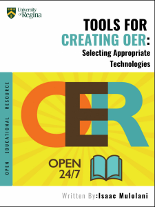 Tools for Creating OER book cover