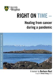 RIGHT ON TIME - Healing from Cancer During a Pandemic book cover