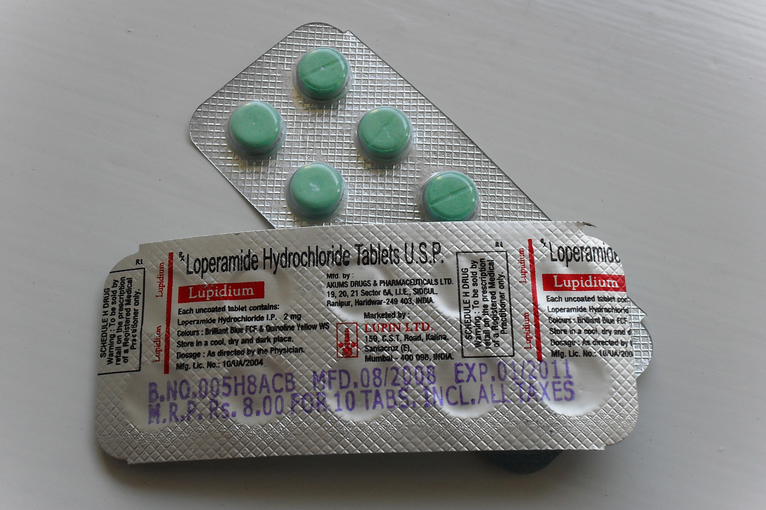 Photo of Loperamide Hydrochloride Tablets