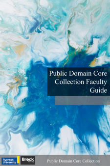 Public Domain Core Collection Faculty Guide book cover