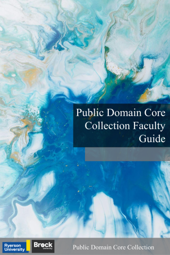 Cover image for Public Domain Core Collection Faculty Guide