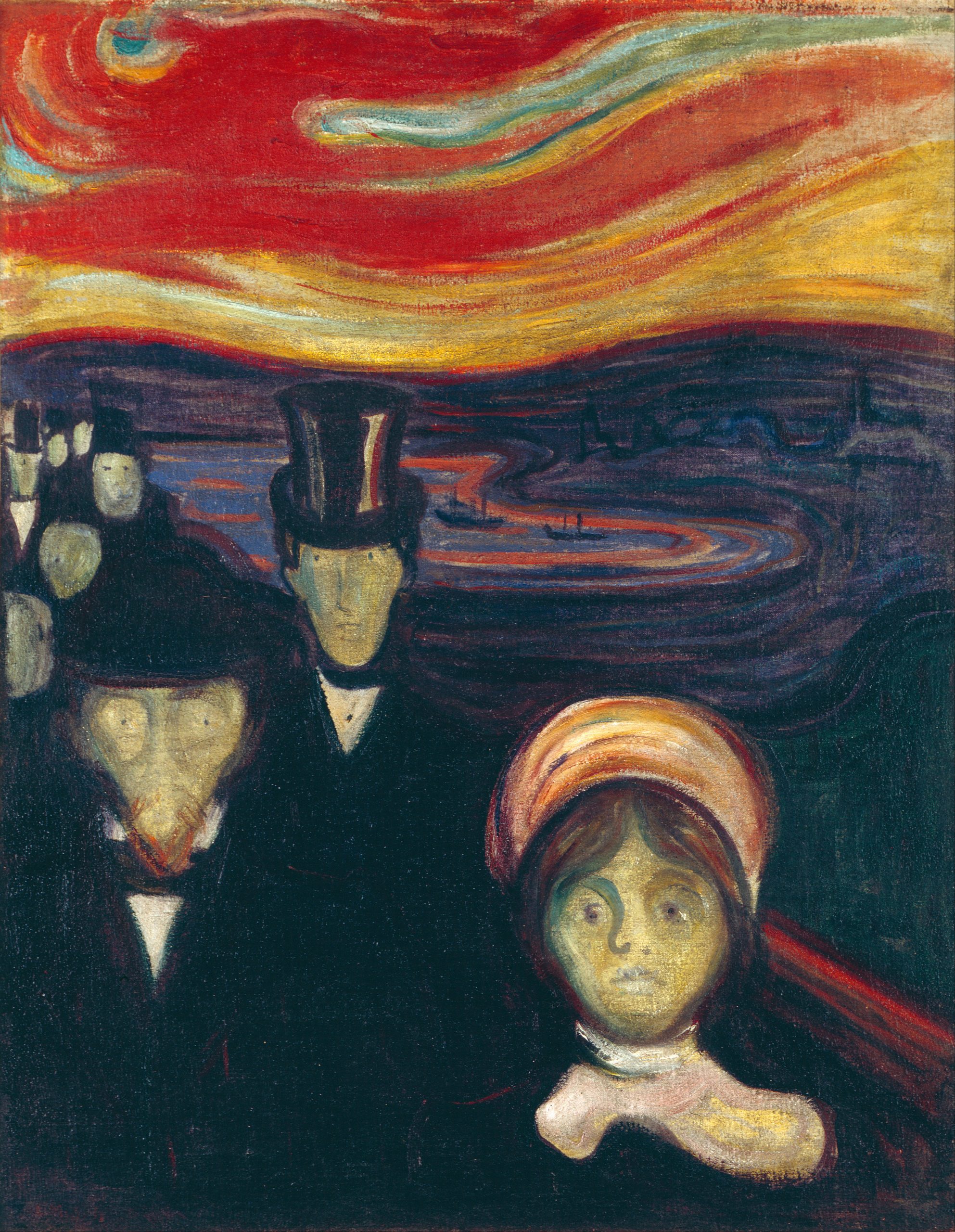 Image of Edvard Munch artwork entitled Anxiety