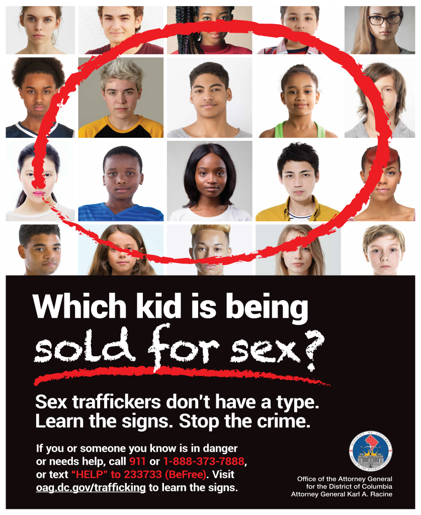 Image showing a Human Trafficking Initiatives poster