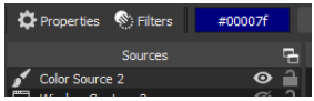 Color Source, Properties, and Filters