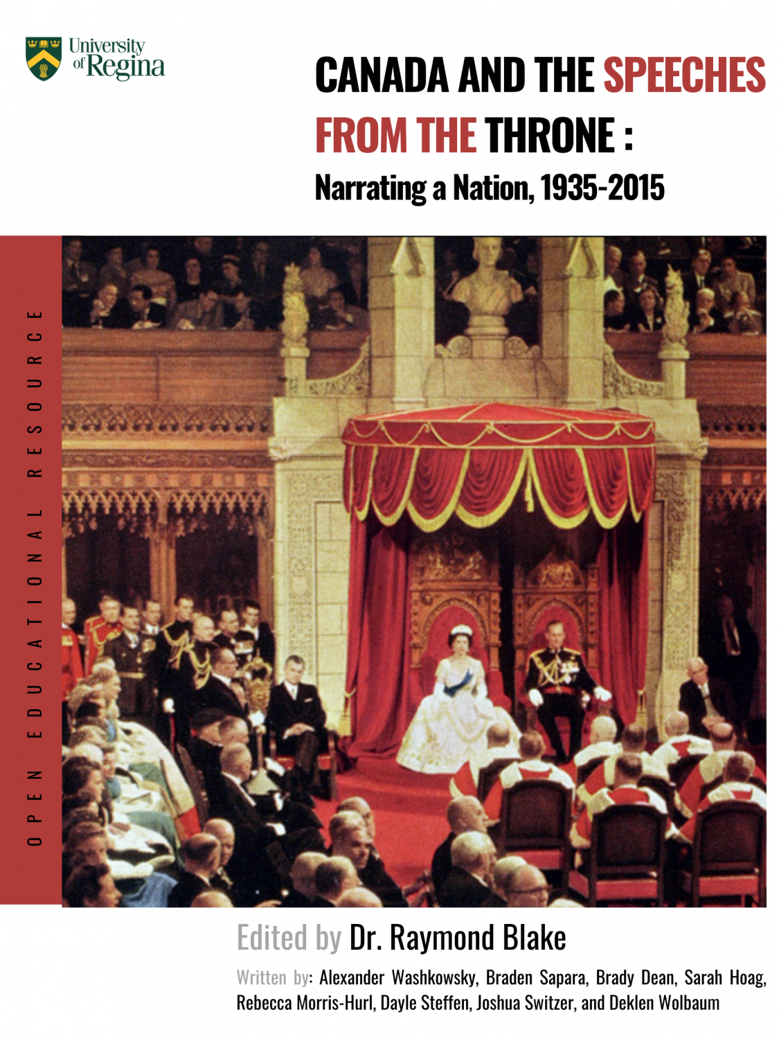 Cover image for Canada and Speeches from the Throne